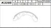 ASIMCO K3385 Brake Shoe Set